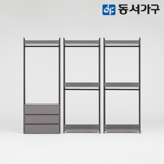 무료설치 몬티아 철제 시스템 셀프 드레스룸 2400 C세트 DF644512