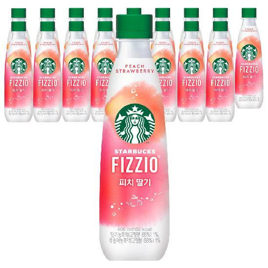 스타벅스 피지오 피치딸기 400ml x 18페트