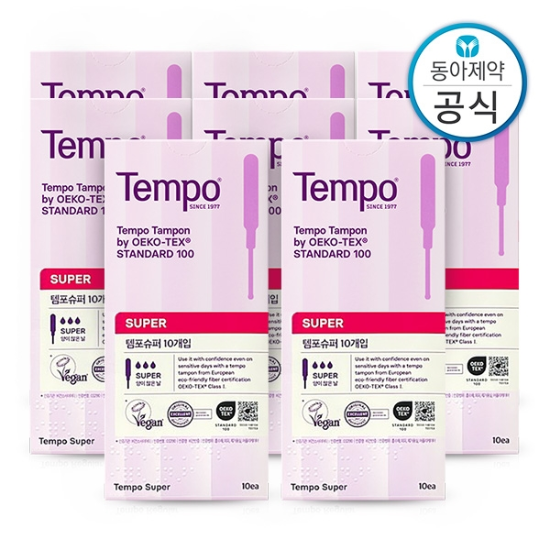 템포 슈퍼 탐폰 체내형생리대 80매