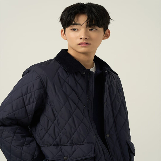 다이아 패딩 사파리-네이비 (BC5938CP4R)