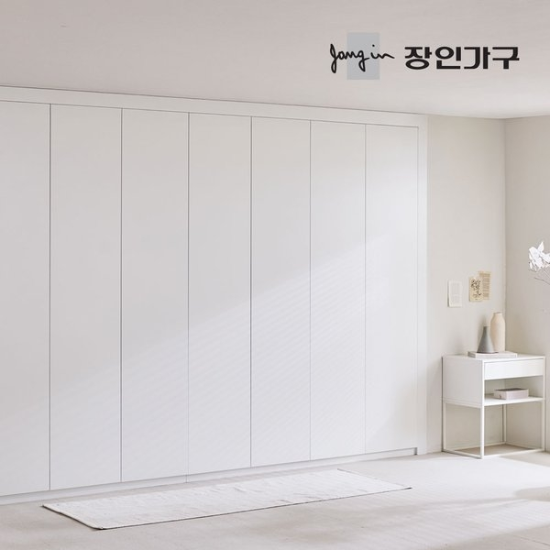 드로잉 E0등급 무광 여닫이 붙박이장 300cm