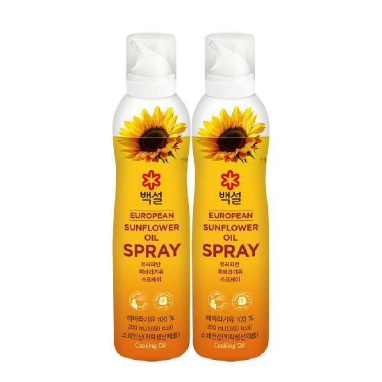CJ 백설 유러피안 해바라기유 스프레이 200ml x2개