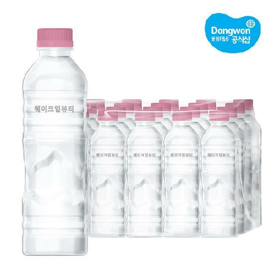 (S)[동원] 동원샘물 무라벨 웨이크업뷰티 500ml x 20병