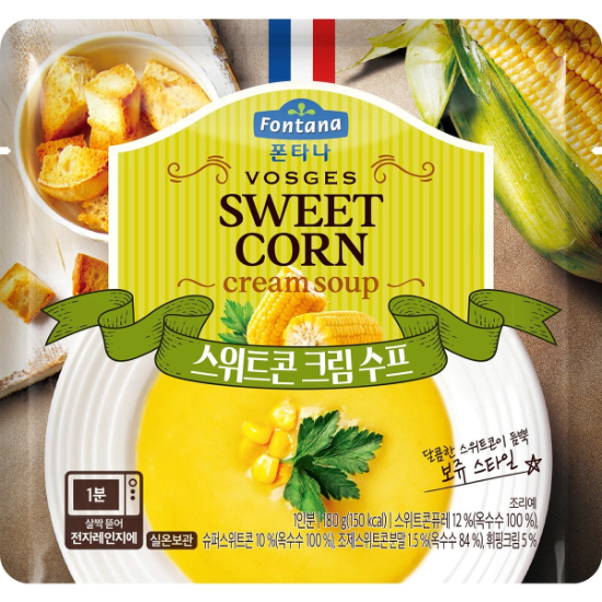 (신세계의정부점)폰타나 보쥬 스위트콘 크림 수프 180g