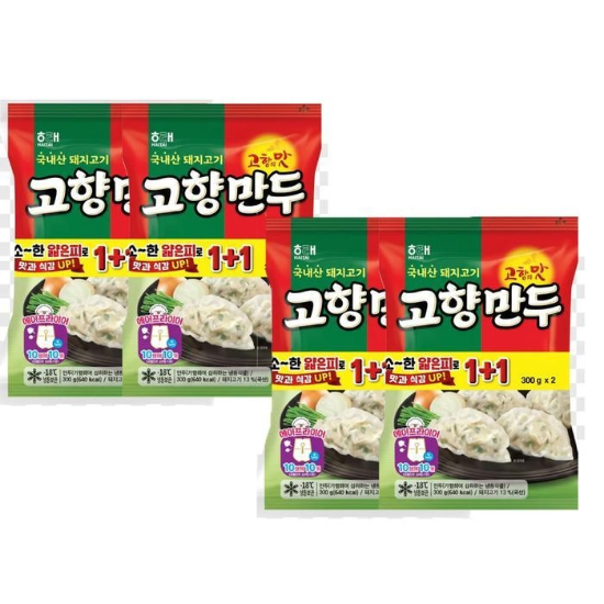 해태제과 고향만두 300g+300g 2개
