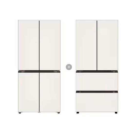 LG전자 디오스 양문형냉장고+김치냉장고 R984GBB012(M516GBB012S+Z484GBB123S) 무료배송