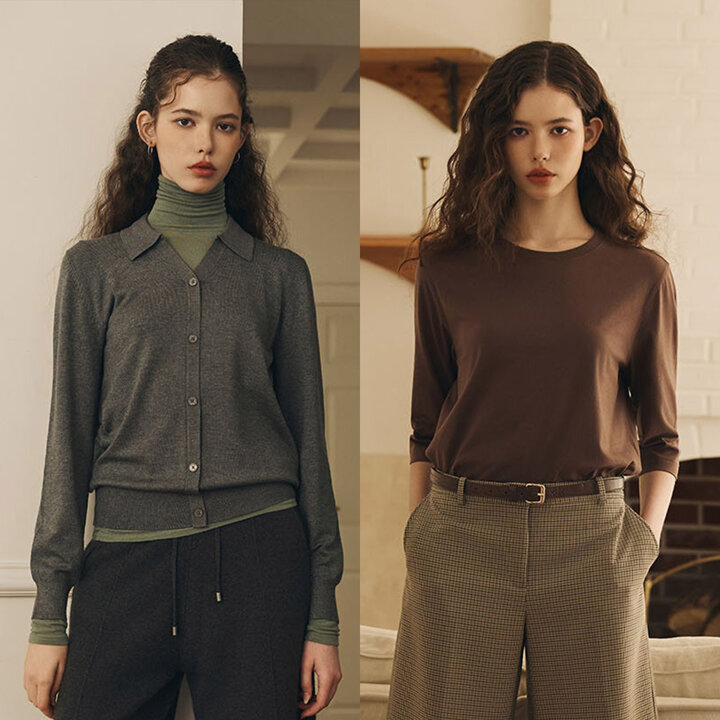 [TV상품] 브이컷 FW 최신상 런칭! 편안함과 핏, 둘 다 잡은 완벽한 기본템