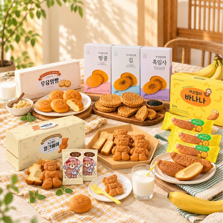 화과방 인기상품 특가전! 우유앙빵 / 우리쌀전병외 인기상품 특가전!