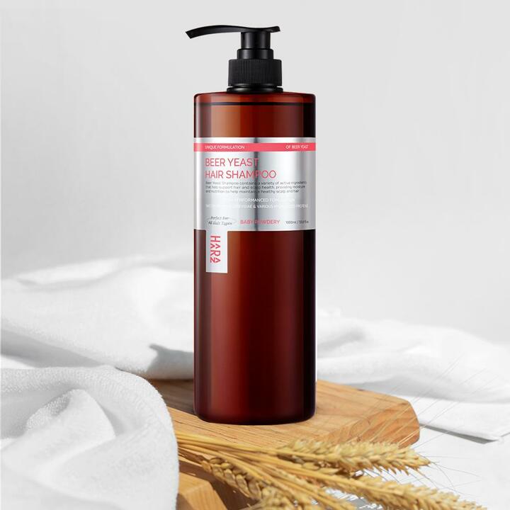 [공동구매]하라즈 맥주효모 샴푸 베이비파우더향 1000ml