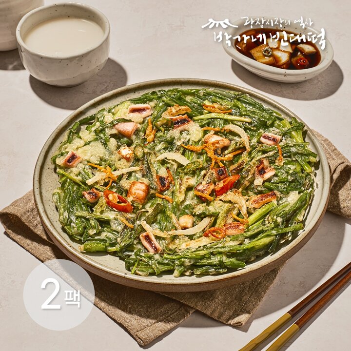 [박가네빈대떡] 해물 파전 260g x 2 (총 4장)