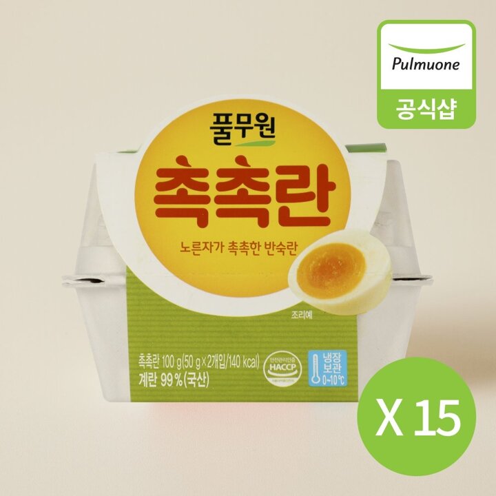 풀무원 촉촉란100g 15개 (30구)