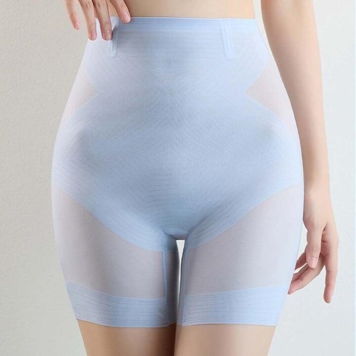 심리스속바감성지초경량아이스실크보정이너팬츠여름