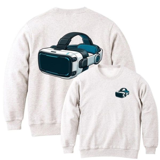 알티피아_0024791891 맨투맨앞뒤 게임 VR헤드셋 리얼 아트 AI 그림 남녀공용 전사이즈