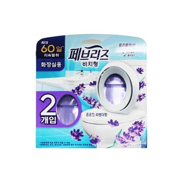 (신세계의정부점)피앤지 페브리즈 화장실용 2개입 은은한 라벤더향