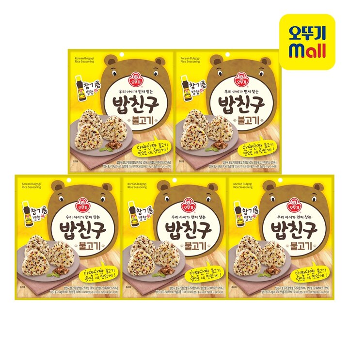 [본사직영] 오뚜기 밥친구 불고기 36.3g 5개