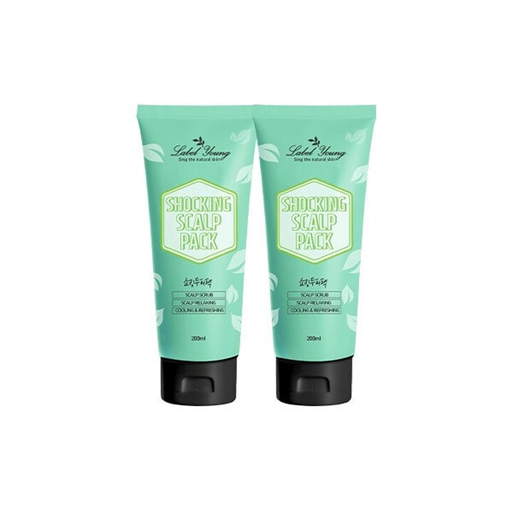 쇼킹두피팩 200ml 2개/두피결점케어 두피홈스케일링