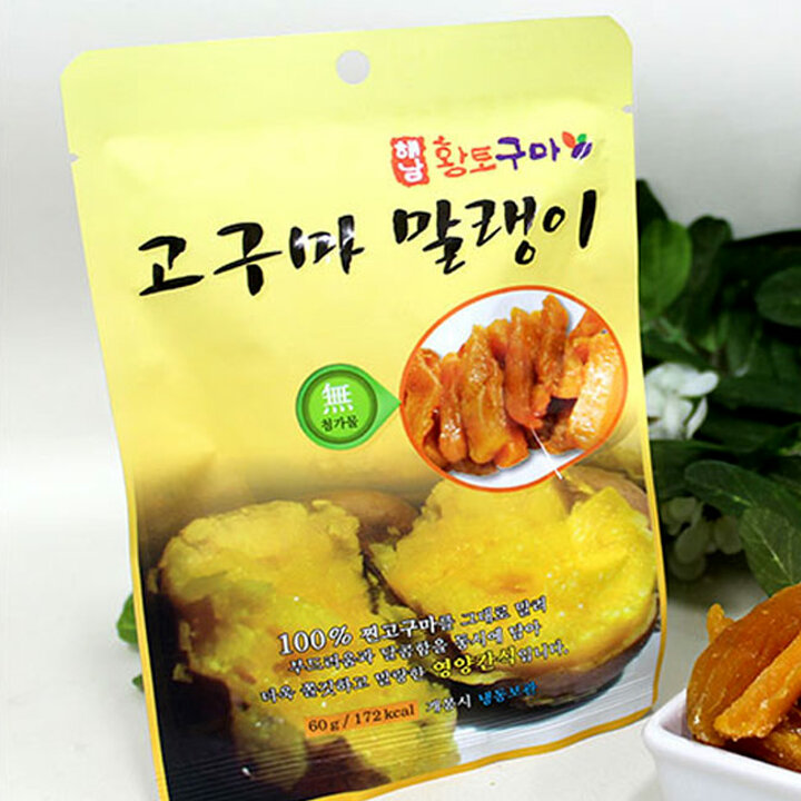 해남 황토구마 고구마말랭이 60g*10봉
