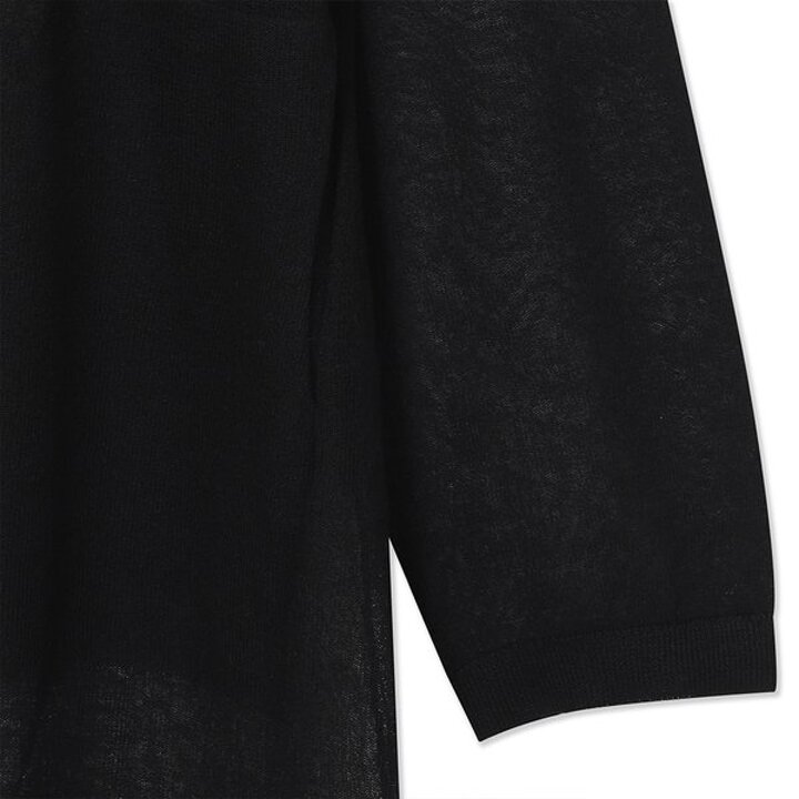 (신세계센텀점)린넨 블렌디드 사이드 오픈 가디건 (UFKKCA25LN-BLACK)