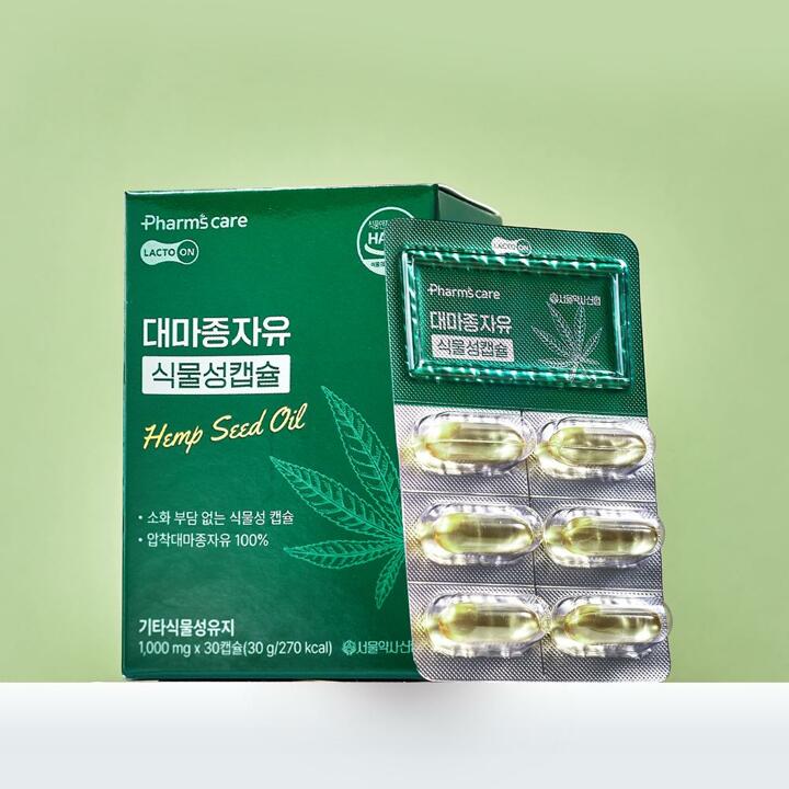 대마종자유 식물성캡슐 30캡슐 6박스