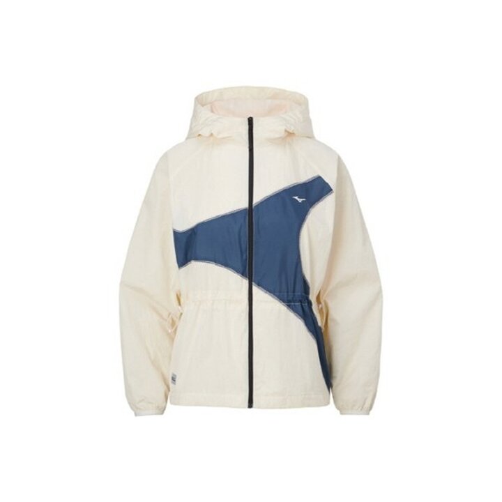 (신세계의정부점)미즈노 여성 바람막이 자켓 32YE470046 통기성 활동성 런닝 운동 PATTERN WINDBREAKER