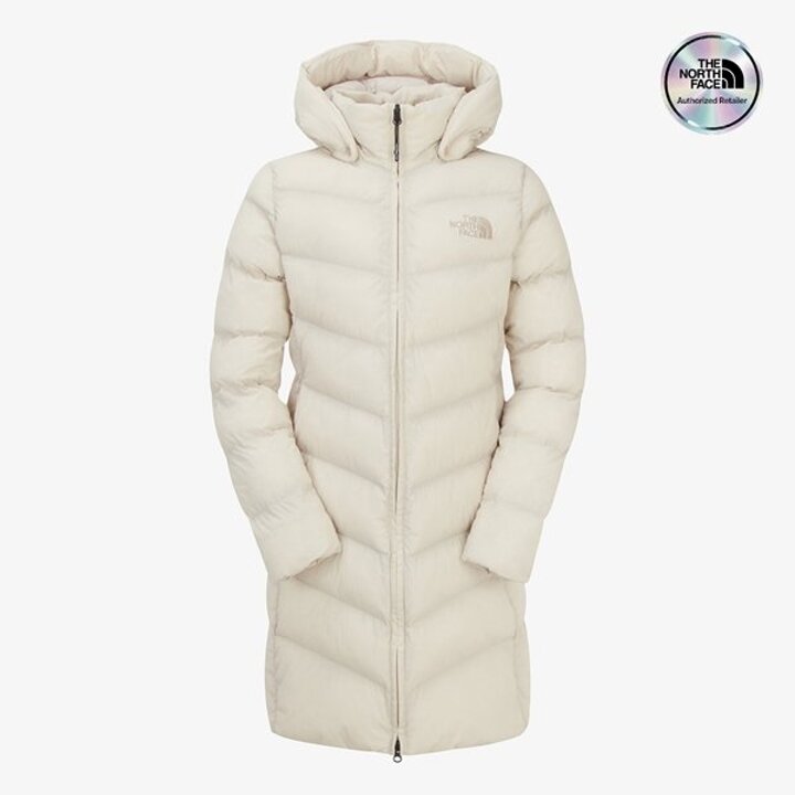 [노스페이스 공식] NJ3NQ85A 여성 롱패딩 슈퍼플렉스 T 파카 CREAM BEIGE
