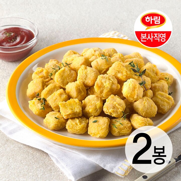 [본사직영] 하림 굿초이스팝콘치킨1000g*2
