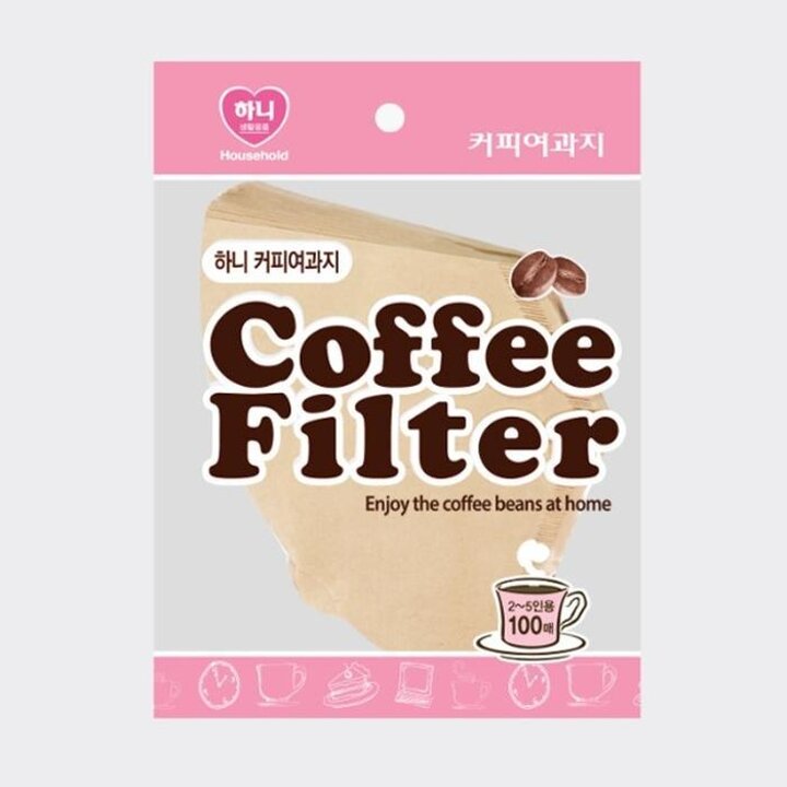 하니종이펄프커피여과지100매입(2-5인용)16cmX10cm