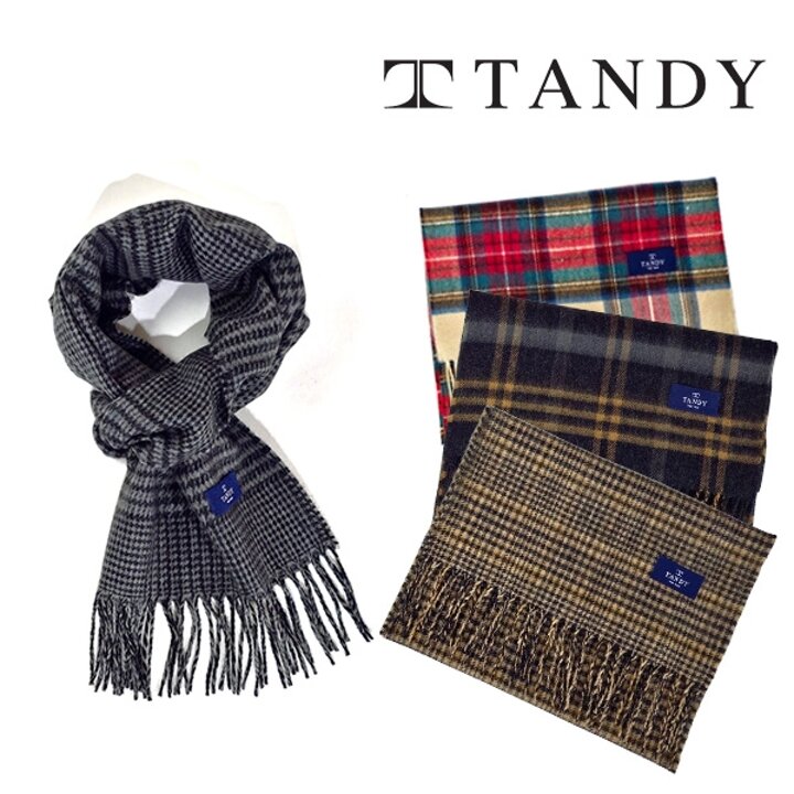 [탠디] TANDY 울 멀티체크 머플러