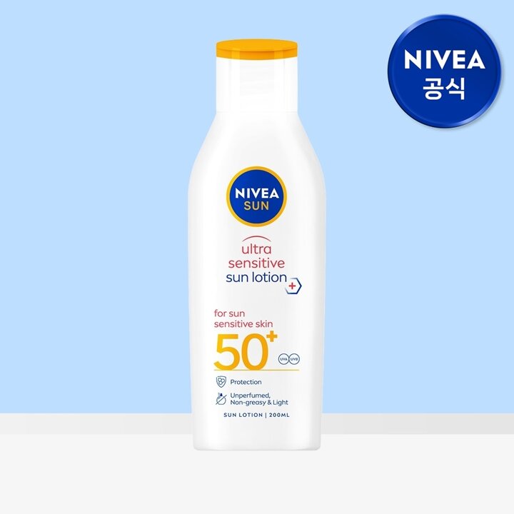 니베아 선 울트라 센서티브 선 로션 200ml 1개