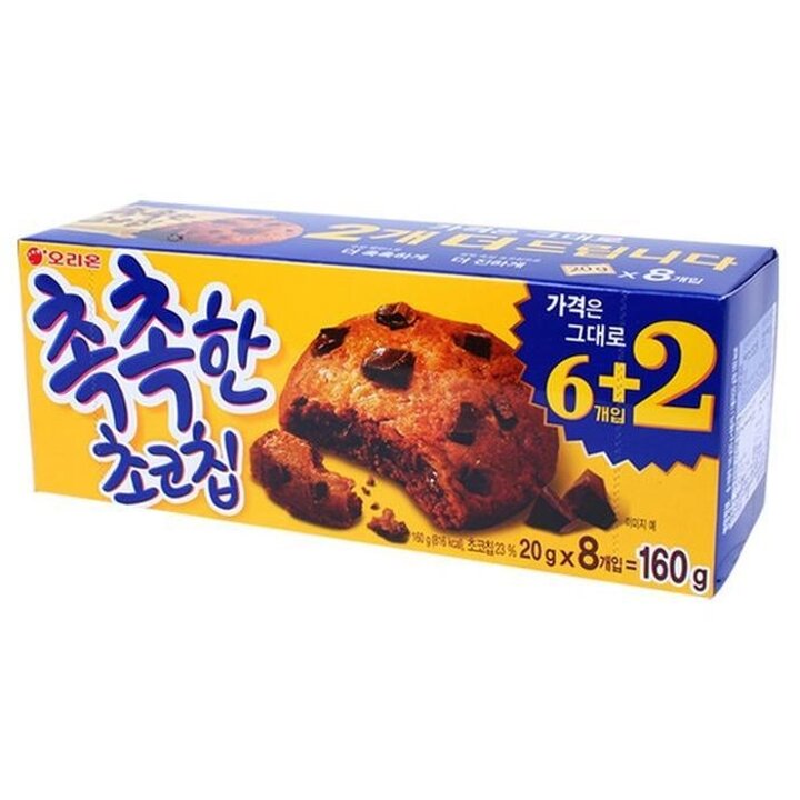 오리온촉촉한초코칩8P160g2개