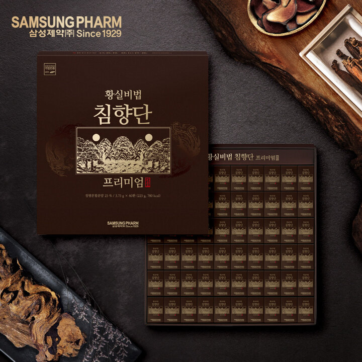 [S]삼성 황실비법 침향단 프리미엄 3.75g*60환 (쇼핑백 증정)
