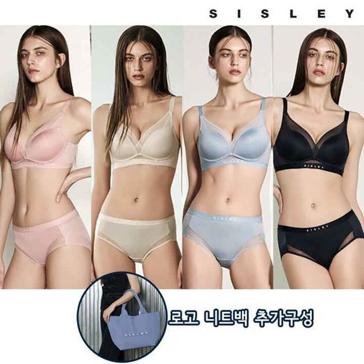 [방송히트]시슬리 언더웨어 SS16 빅사이즈 속건 크레오라 노와이어 8종+니트백1종(75A-85C사이즈)