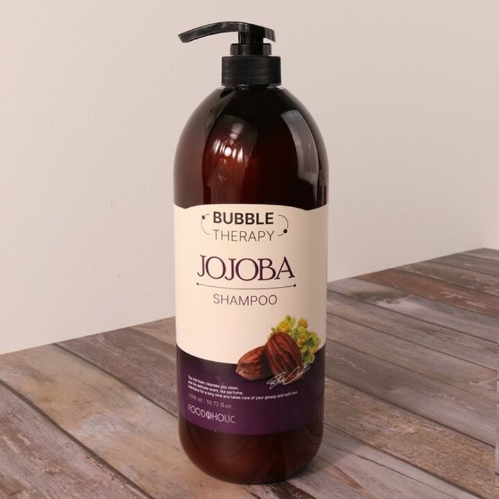 푸드어홀릭 버블 테라피 호호바 샴푸 1500ml/대용량