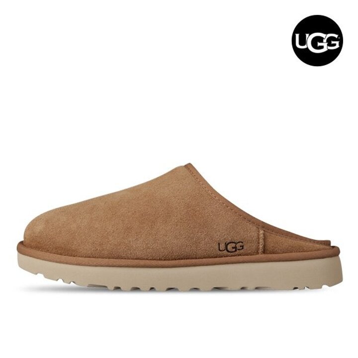 어그 UGG 클래식 슬립온 체스트넛 남자 겨울 방한 슬리퍼 1129290-CHE