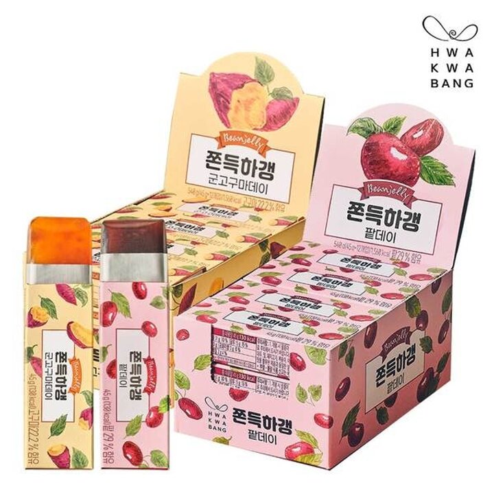 [화과방] 쫀득하갱 팥데이/군고구마데이(45gX12개입)