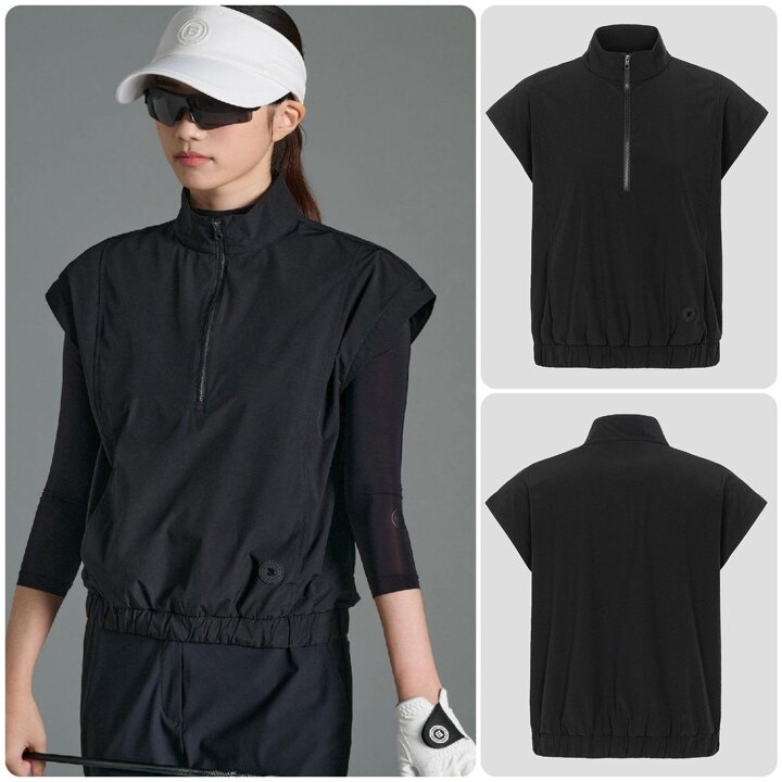 (신세계강남점)FW25 여성 라운드넥 베스트 - 블랙 (BJ5942A415)