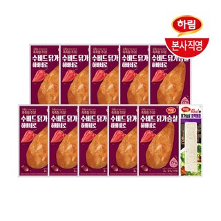 하림 수비드 닭가슴살 하바네로 100g 10팩 + 닭가슴살리얼바 블랙페퍼 70g