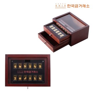 [한국금거래소] 순금 12지 골드바 컬렉션 45g+케이스
