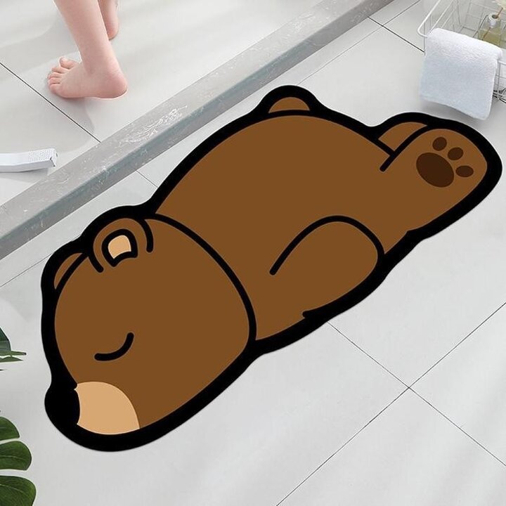 곰돌이소프트렌트규조토발매트욕실매트