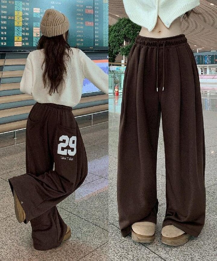 무배투웨이패치벌룬트레이닝팬츠워너비뮤즈