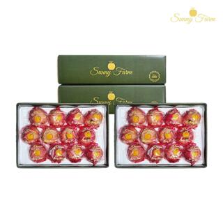 [12브릭스 이상]써니팜 경북 세척 홍로사과 4kg  x 2박스(215g이상)