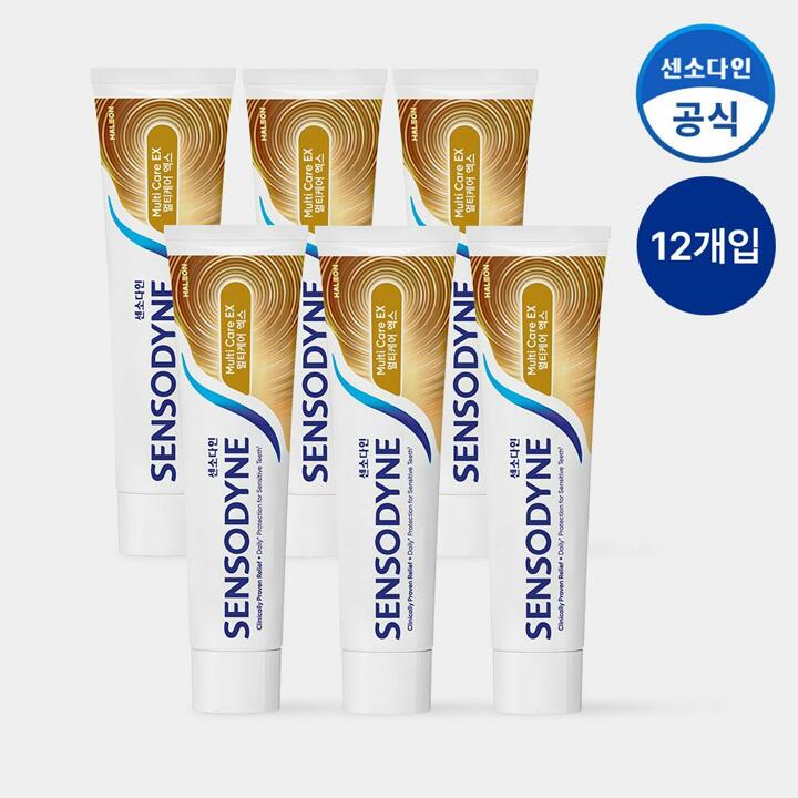 센소다인 멀티케어 EX 민감성 치약 100g x12개