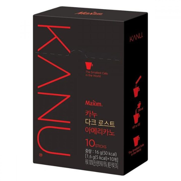 맥심카누 다크 로스트 아메리카노 1.6g x 10T 동서식품