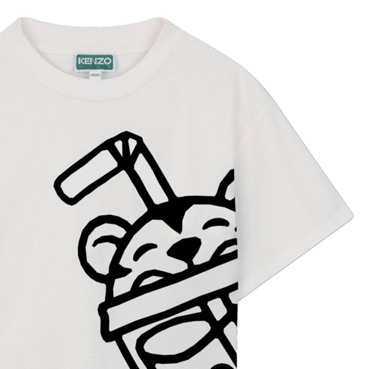 (신세계센텀점)[KENZO KIDS 공식수입원] 3 12Y 26SS  Z265AFT412 HAPPY SWEET 반팔티셔츠