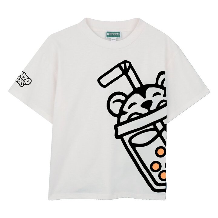 (신세계센텀점)[KENZO KIDS 공식수입원] 3 12Y 26SS  Z265AFT412 HAPPY SWEET 반팔티셔츠