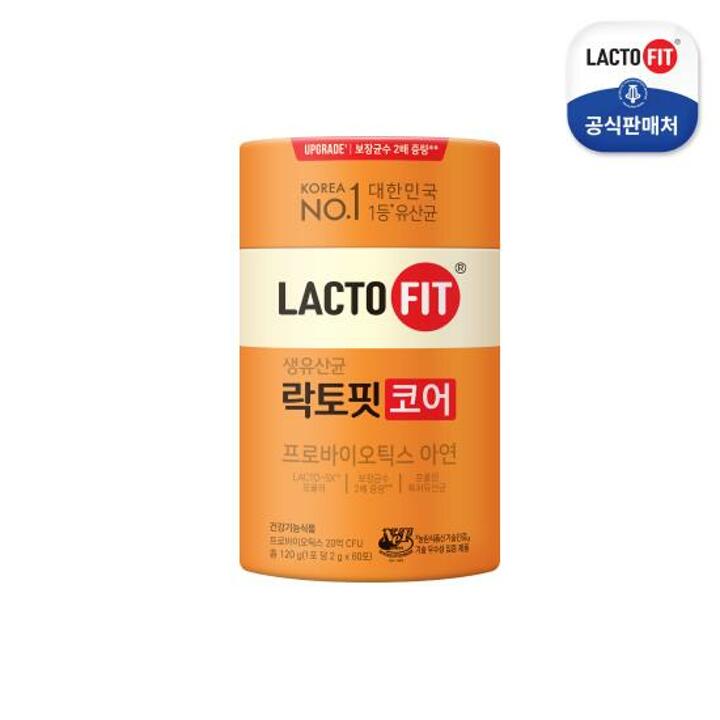 종근당건강 본사  락토핏 코어 1통 60포