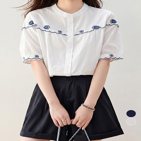 ATMARK (77까지)로지스탠드퍼프셔츠AE63SH057G