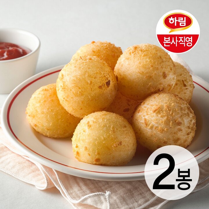 [본사직영] 하림 모짜렐라치즈볼 140g*2