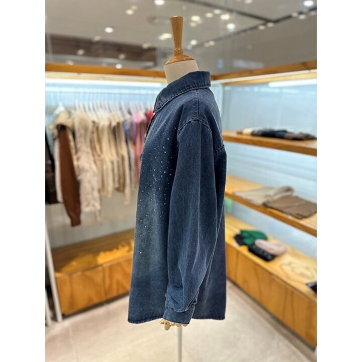 (신세계마산점)스터드 셔츠형 데님자켓(LC31E3DJ501X)