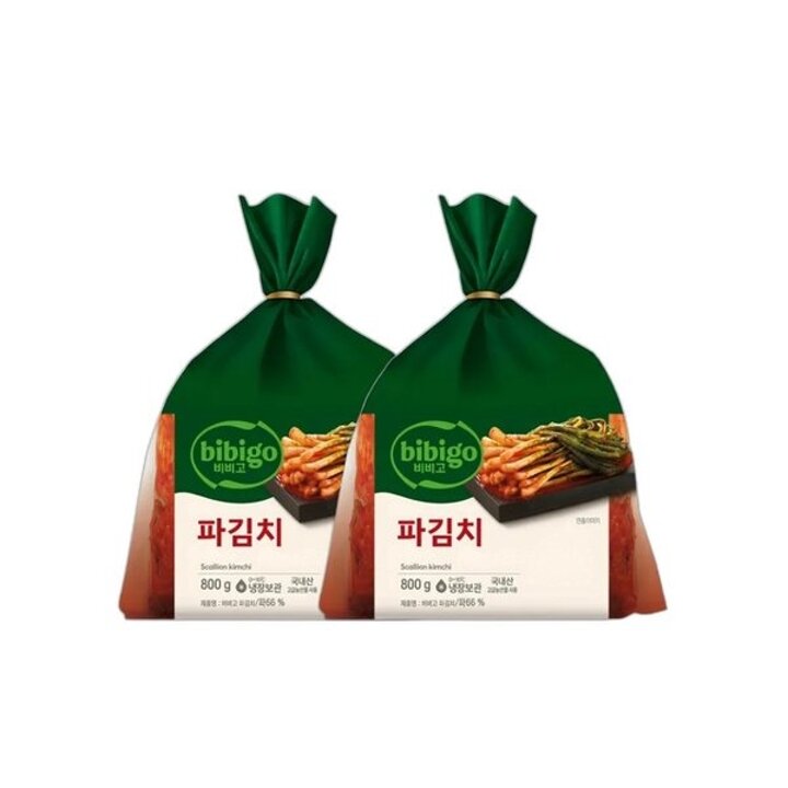 (신세계의정부점)CJ 비비고 파김치 800g X 2개